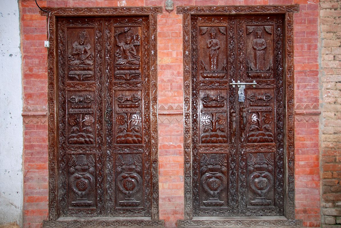 Kathmandu Swayambhunath 40 Beautifully Carved Doors 